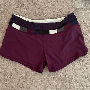 Lululemon Maroon shorts